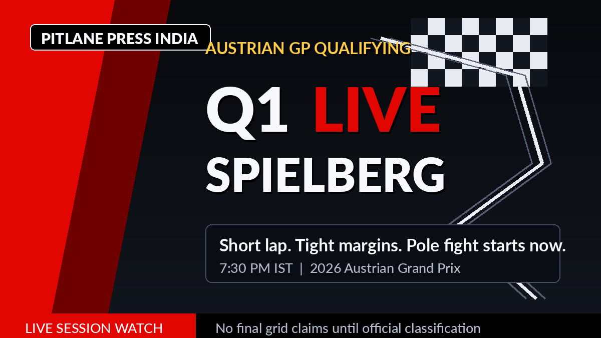 Austrian GP qualifying live: Q1 underway at Spielberg